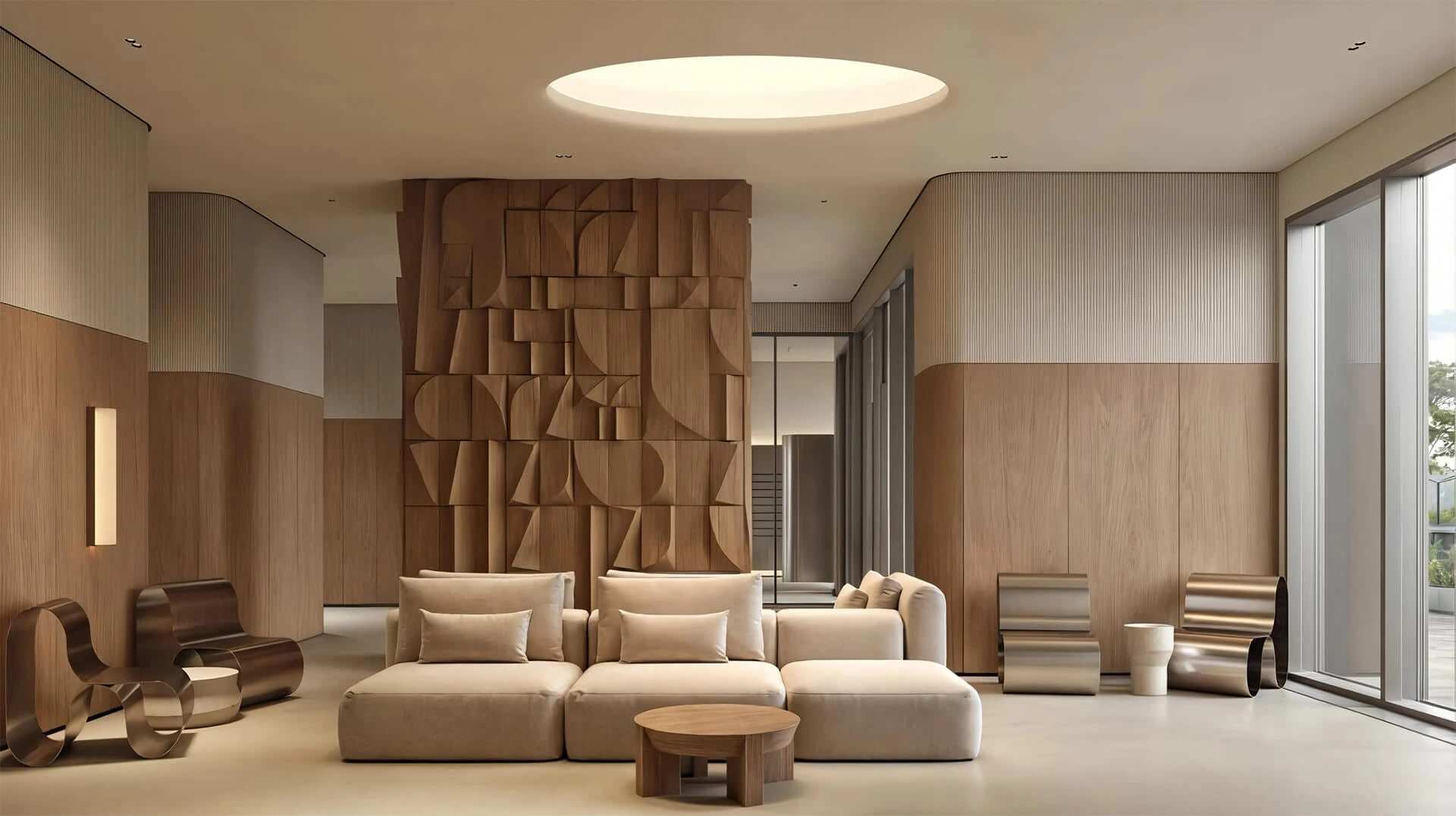 Лобби и входная группа жилого комплекса Стоун Сокольники